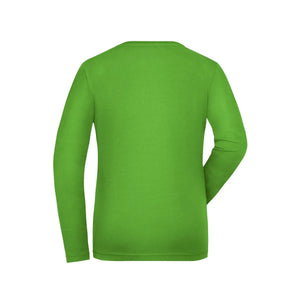 T-shirt Ladies Bio Stretch-maniche lunghe Work - Solid - personalizzabile con logo