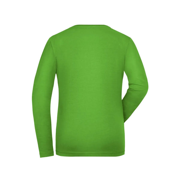 T-shirt Ladies Bio Stretch-maniche lunghe Work - Solid - personalizzabile con logo