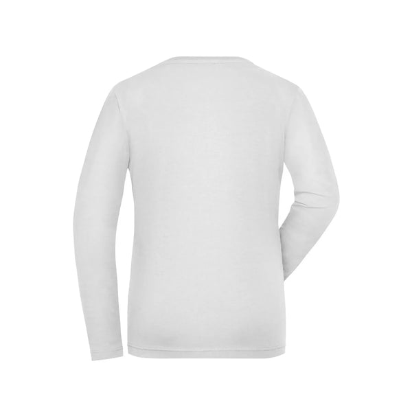 T-shirt Ladies Bio Stretch-maniche lunghe Work - Solid - personalizzabile con logo