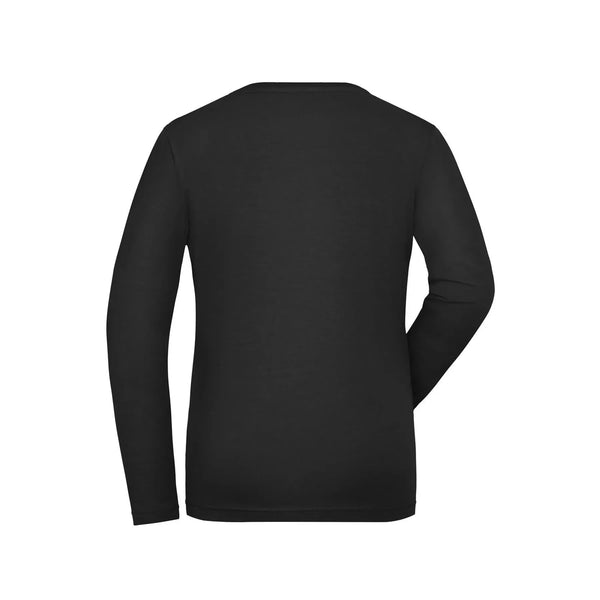 T-shirt Ladies Bio Stretch-maniche lunghe Work - Solid - personalizzabile con logo