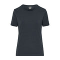 T-shirt Ladies Bio Stretch-t Work - Solid grigio / XS - personalizzabile con logo