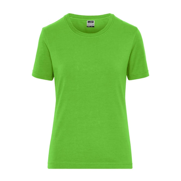 T-shirt Ladies Bio Stretch-t Work - Solid lime-green / XS - personalizzabile con logo