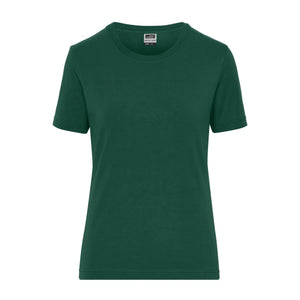 T-shirt Ladies Bio Stretch-t Work - Solid verde / XS - personalizzabile con logo