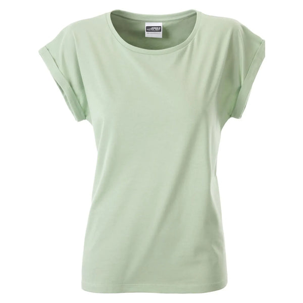 T-shirt Ladies Casual-t verde / XS - personalizzabile con logo
