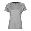 T-shirt Ladies cooldry tee grigio / S - personalizzabile con logo