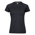 T-shirt Ladies cooldry tee nero / S - personalizzabile con logo