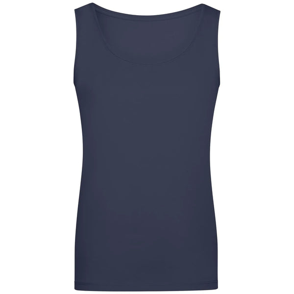T-shirt Ladies Elastic Top blu / S - personalizzabile con logo