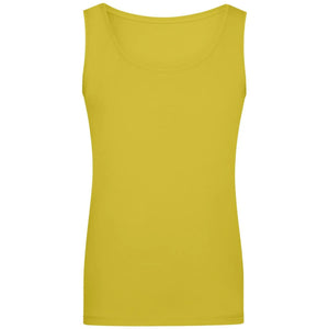 T-shirt Ladies Elastic Top giallo / S - personalizzabile con logo