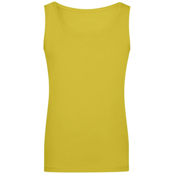 T-shirt Ladies Elastic Top giallo / S - personalizzabile con logo