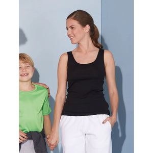 T-shirt Ladies Elastic Top - personalizzabile con logo