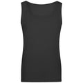 T-shirt Ladies Elastic Top nero / S - personalizzabile con logo