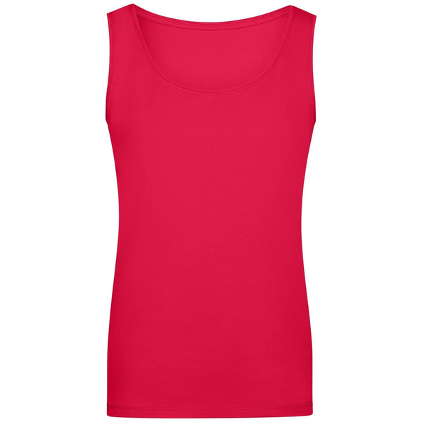T-shirt Ladies Elastic Top rosa / S - personalizzabile con logo