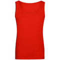 T-shirt Ladies Elastic Top rosso / S - personalizzabile con logo