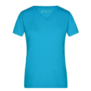 T-shirt Ladies Heather azzurro / S - personalizzabile con logo