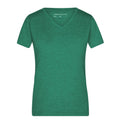 T-shirt Ladies Heather verde / S - personalizzabile con logo