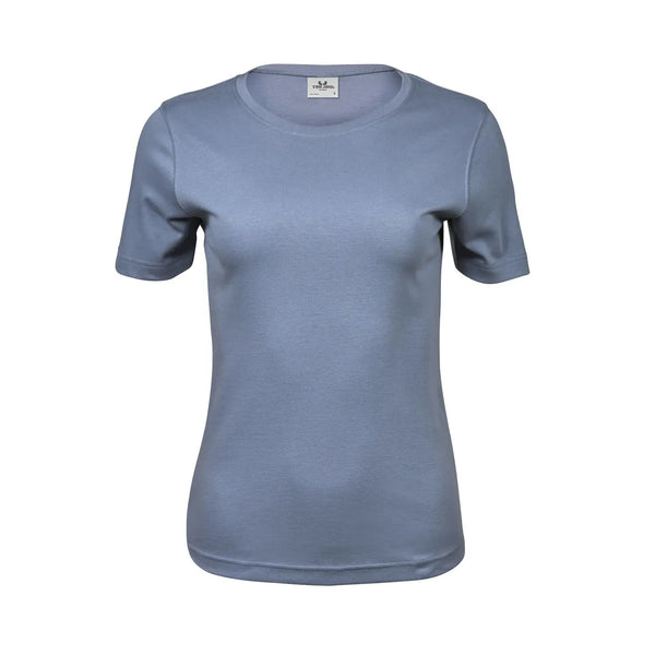 T-shirt Ladies Interlock Tee azzurro / S - personalizzabile con logo