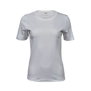 T-shirt Ladies Interlock Tee bianco / S - personalizzabile con logo