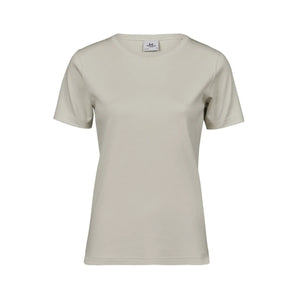T-shirt Ladies Interlock Tee cement / S - personalizzabile con logo