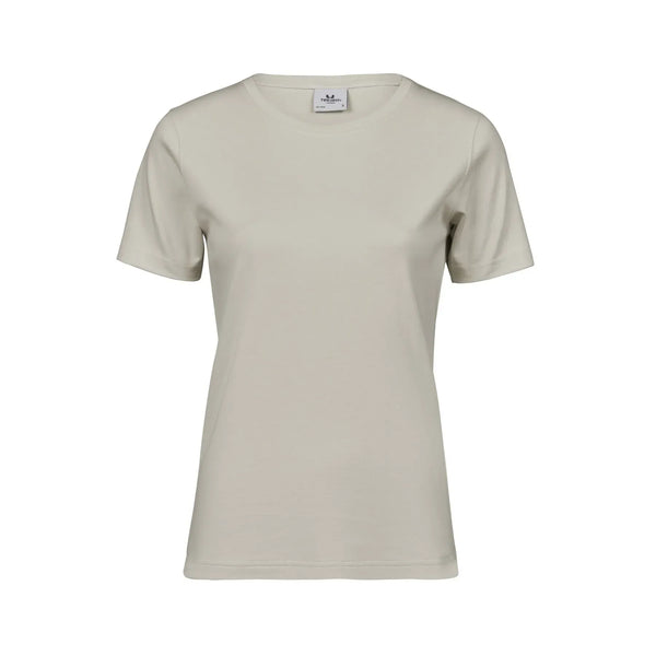 T-shirt Ladies Interlock Tee cement / S - personalizzabile con logo