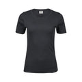 T-shirt Ladies Interlock Tee grigio / S - personalizzabile con logo