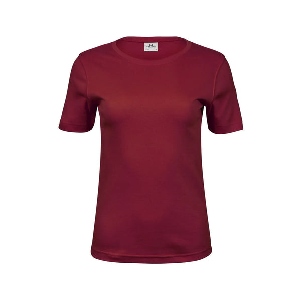 T-shirt Ladies Interlock Tee rosso / S - personalizzabile con logo