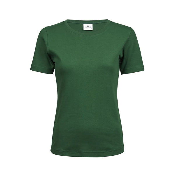 T-shirt Ladies Interlock Tee verde / S - personalizzabile con logo