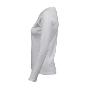 T-shirt Ladies Long Sleeve Interlock Tee - personalizzabile con logo