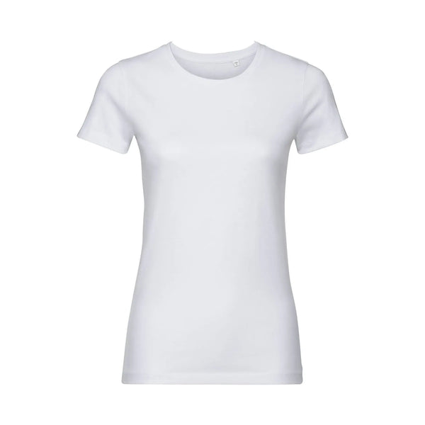 T-shirt Ladies Pure Organic bianco / XS - personalizzabile con logo