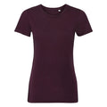 T-shirt Ladies Pure Organic bordeaux / XS - personalizzabile con logo