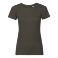 T-shirt Ladies Pure Organic Dark Olive / XS - personalizzabile con logo