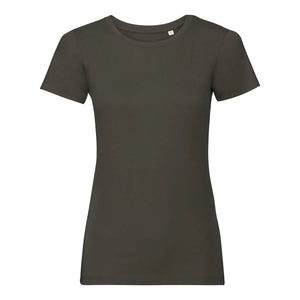 T-shirt Ladies Pure Organic Dark Olive / XS - personalizzabile con logo