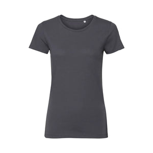 T-shirt Ladies Pure Organic grigio / XS - personalizzabile con logo