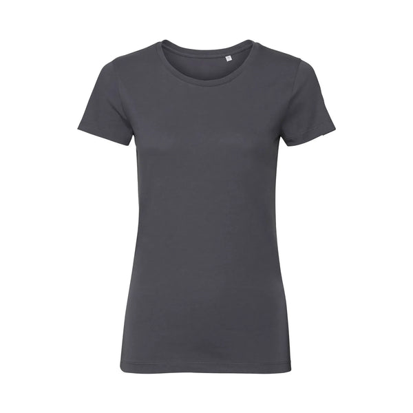T-shirt Ladies Pure Organic grigio / XS - personalizzabile con logo