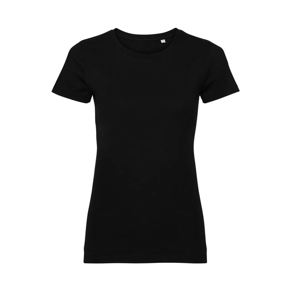 T-shirt Ladies Pure Organic nero / XS - personalizzabile con logo