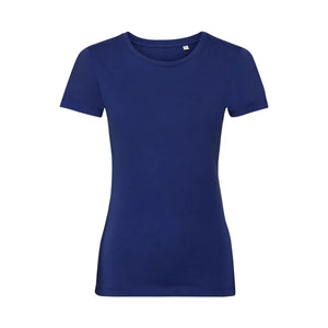 T-shirt Ladies Pure Organic royal / XS - personalizzabile con logo