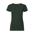 T-shirt Ladies Pure Organic verde / XS - personalizzabile con logo