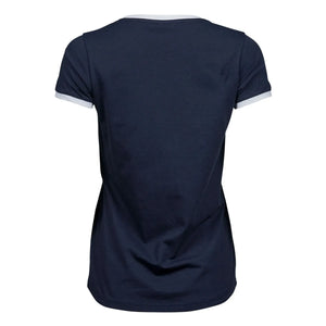 T-shirt Ladies Ringer Tee - personalizzabile con logo