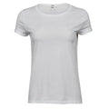T-shirt Ladies Roll-Up Tee bianco / S - personalizzabile con logo