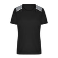 T-shirt Ladies Running Grs nero / XS - personalizzabile con logo
