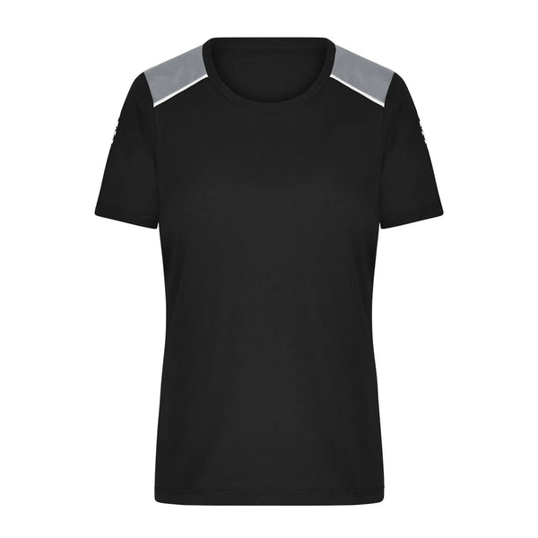 T-shirt Ladies Running Grs nero / XS - personalizzabile con logo