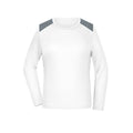 T-shirt Ladies Running Shirt maniche lunghe Grs bianco / XS - personalizzabile con logo