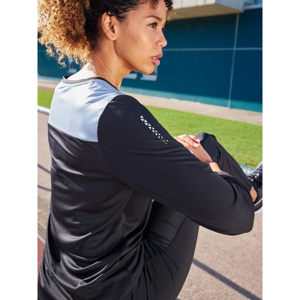 T-shirt Ladies Running Shirt maniche lunghe Grs - personalizzabile con logo