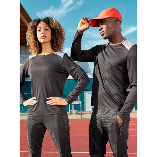 T-shirt Ladies Running Shirt maniche lunghe Grs - personalizzabile con logo