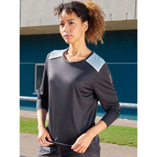 T-shirt Ladies Running Shirt maniche lunghe Grs - personalizzabile con logo