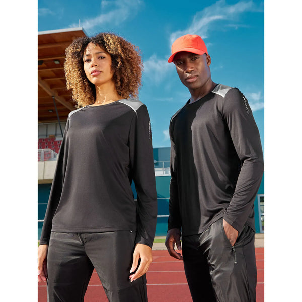 T-shirt Ladies Running Shirt maniche lunghe Grs - personalizzabile con logo
