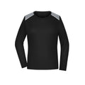 T-shirt Ladies Running Shirt maniche lunghe Grs nero / XS - personalizzabile con logo