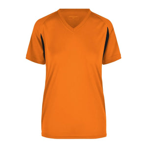 T-shirt Ladies Running-t arancione / XS - personalizzabile con logo