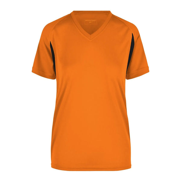 T-shirt Ladies Running-t arancione / XS - personalizzabile con logo