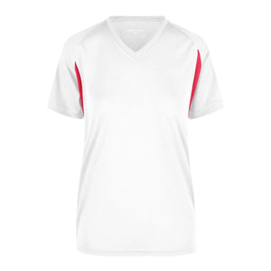 T-shirt Ladies Running-t bianco / XS - personalizzabile con logo