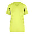 T-shirt Ladies Running-t giallo / XS - personalizzabile con logo